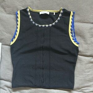 Sandro knitted top and skirt set size 2